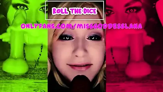 Rollen sie den Würfel Lutsch Ihren Dildo mit mir, das Online-Spiel