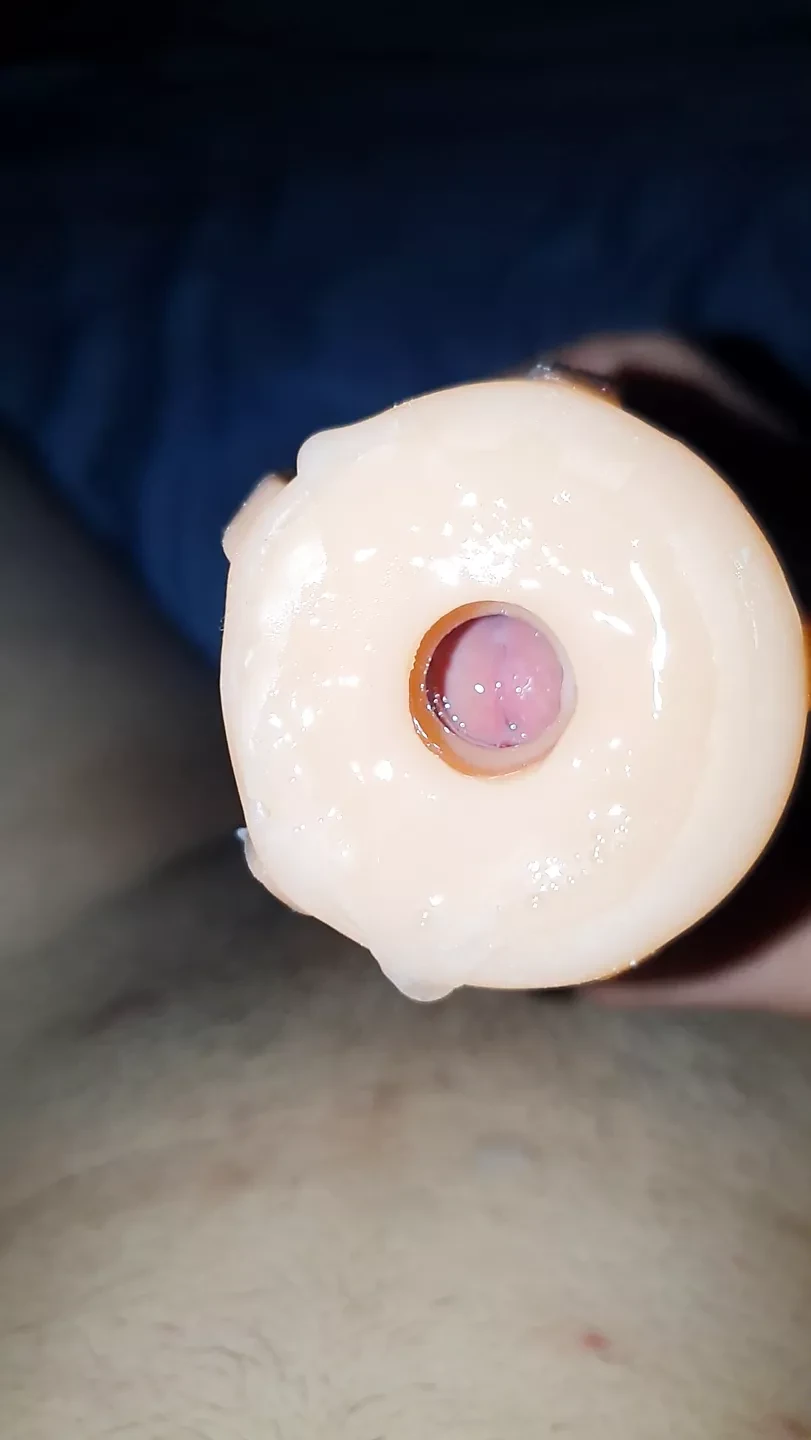 Intens kreunen creampie in mijn fleshlite