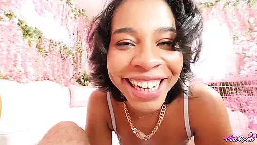 Pink Room Ep.28: Thick Cutie Cum Addict Ami Bue Gets Railed