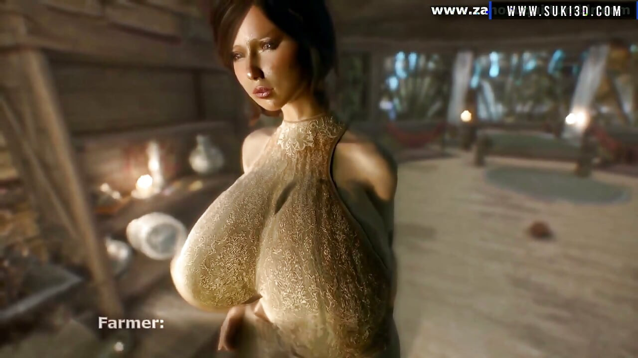 Princesse Futanari sexy utilise son esclave