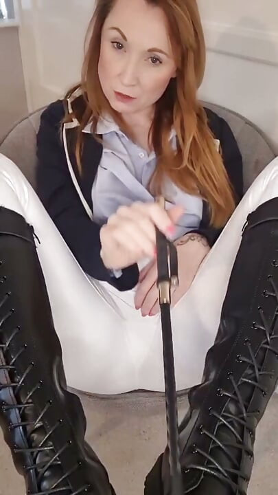 CFNM JOI Boot Fetish Cougar Humiliation and Punishment