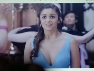 Cum tribute to Alia Bhatt boobs