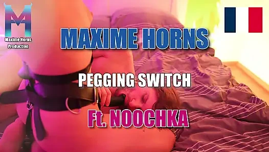 Persetan yang bagus dengan dildo strap-on dengan pacar saya