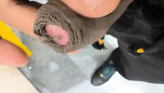 Sri Lanka boy masturbating front of the mirror