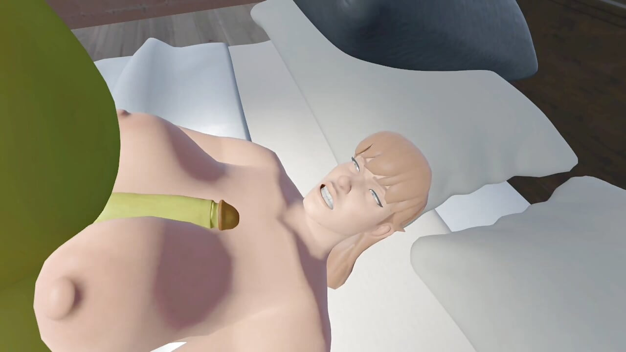 Naked Shrek fucked the fat girl l 3d animation