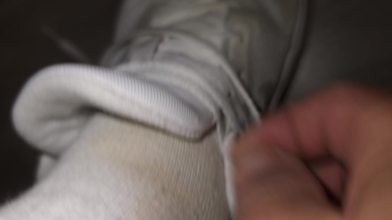 射在我的鞋袜子里