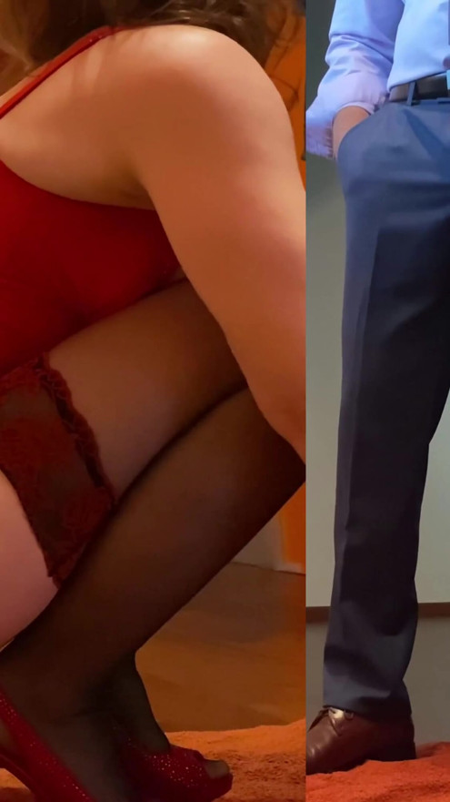 Who could resist that look not jerking off? | Clip 2
