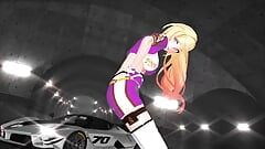 Durandal Honkai Impact 3 Hentai Mmd Despir-se dança cuspi-lo fora purple suit color edit Smixix