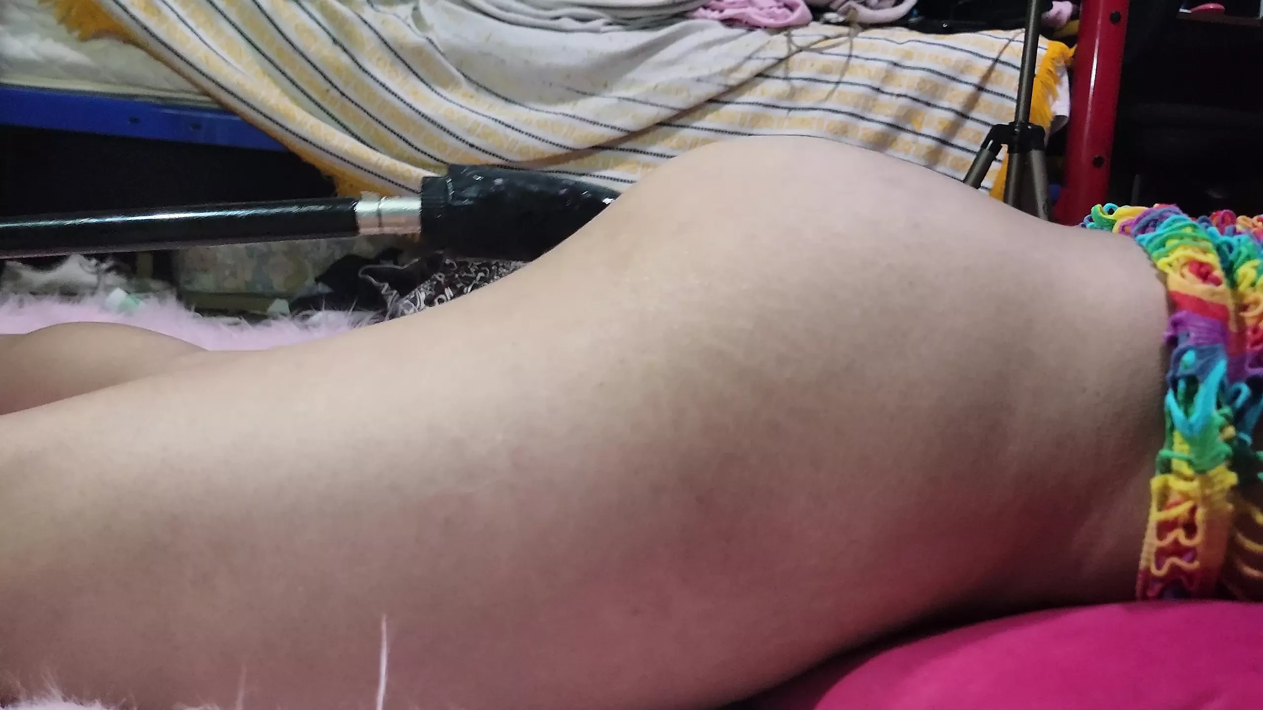 Does It Excite You to See This Huge Dildo Enter Me?