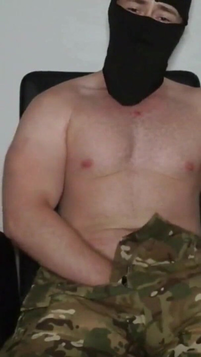 Soldier In Uniform Edgt Himself Live And Makes You Cum | Clip 1