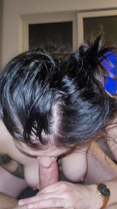 Amateur Black Head Girl Making Blowjob for Stepdaddy Deep Thoart Facefuck