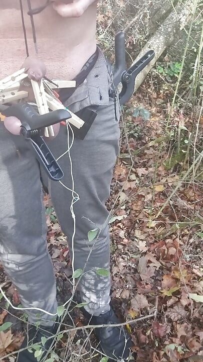 Tethered outdoors with electricity and wax