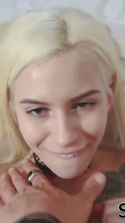 Tiny blonde stepdaughter Kiara Cole fucked in POV doggystyle | Clip 1