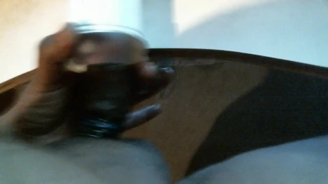 My swollen cock toy fuck