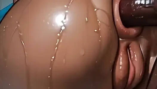 Arab Woman in a Very Hot Orgy with Several Me