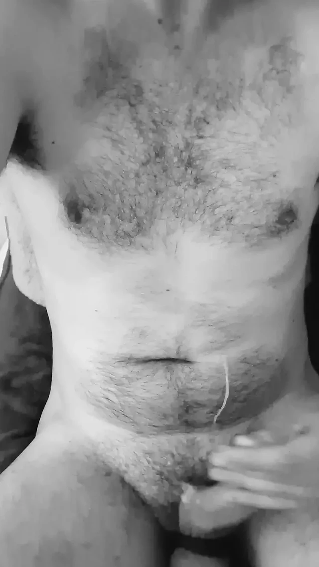 Brunbarbu98 Black and White Masturbation