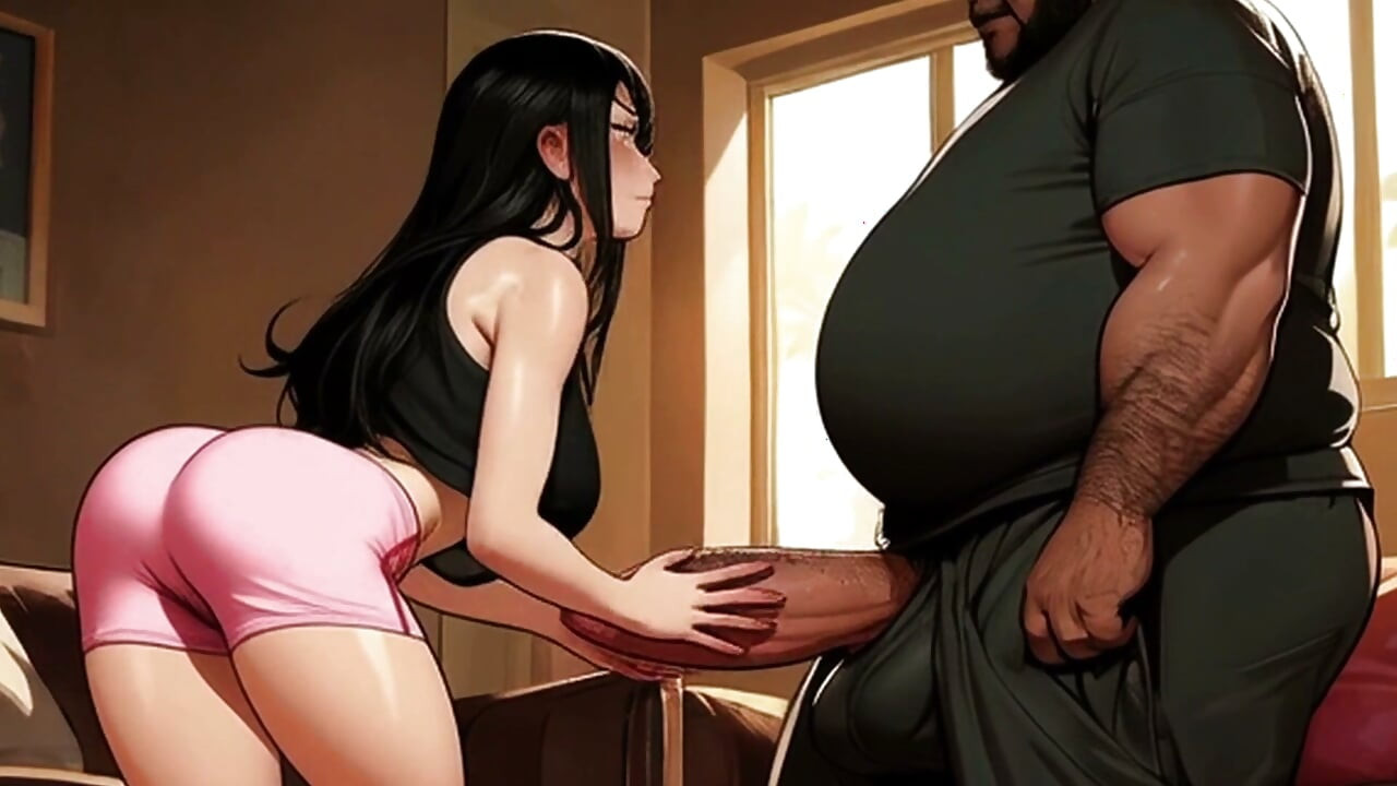 Korean Milf Sucks BBC