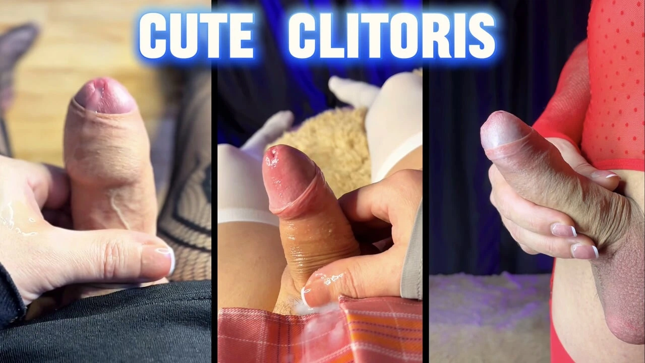 cute clitoris ejaculation compilation