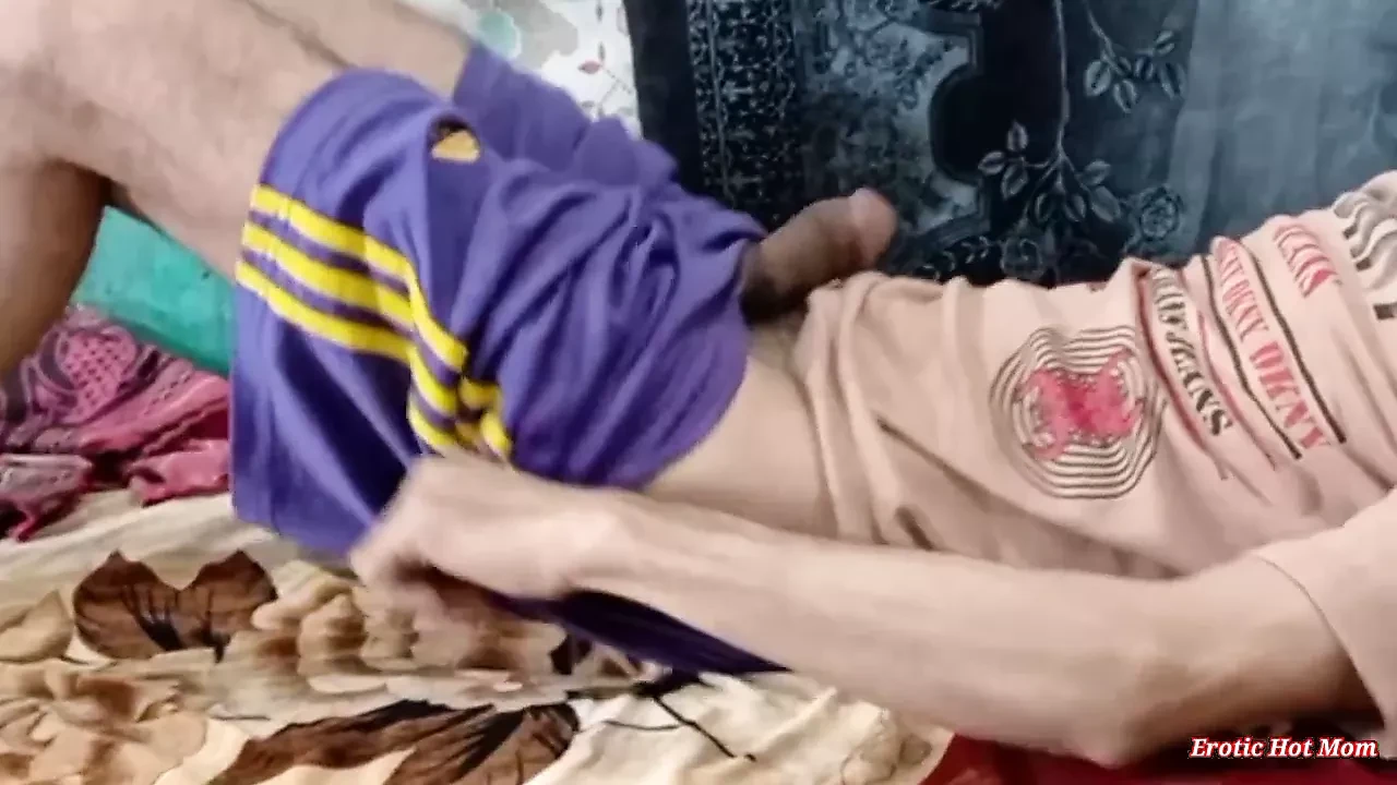 Hot Nephew sexy talking and pussy fucking in Cowgirl style with his pakistani aunty in hindi audio
