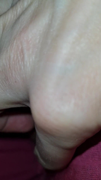 Must-see moment from "Wet panty pussy masturbation, pink tweezers, horny wife...:)"