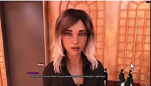 Radiant 6, waiter shows me her boobs