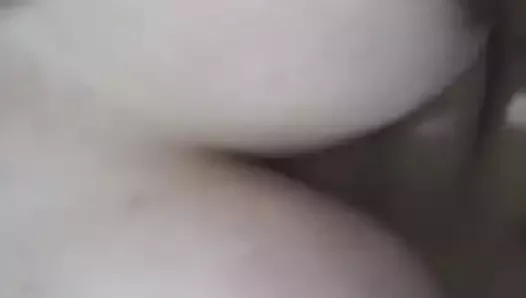 my ex gf chinese girl squeeze her big boob