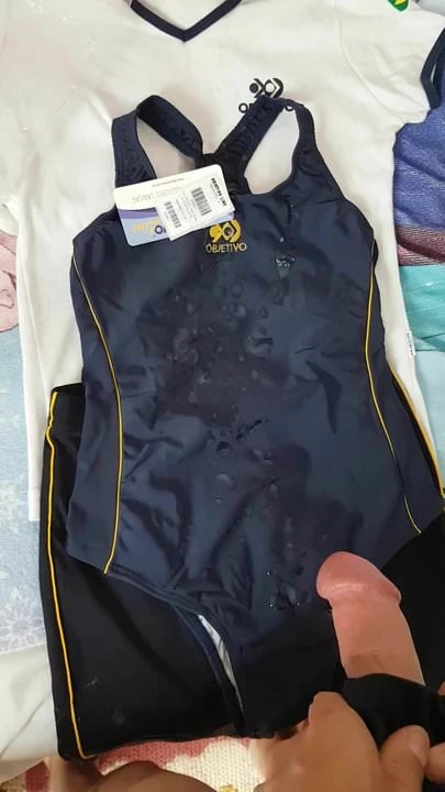 cum on my new swumsuit