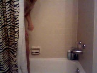 me showering