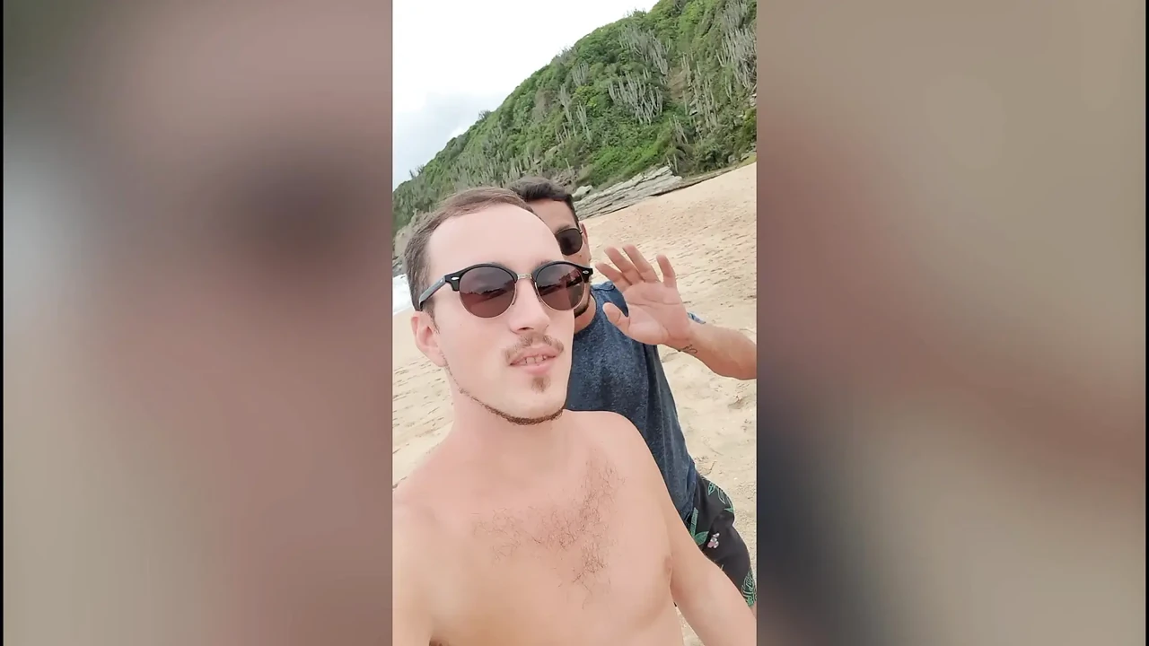 My Friend Nicorobxxx on the Beautiful Beach of Buzios, Brazil, and Sucking His Huge Cock and Getting Rimmed and Barebacked