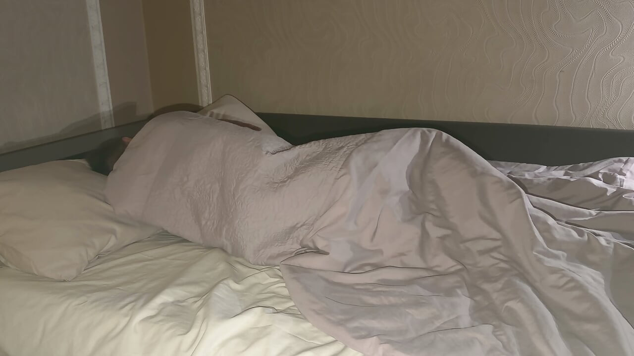 Sensitive evening sex, cum on her ass