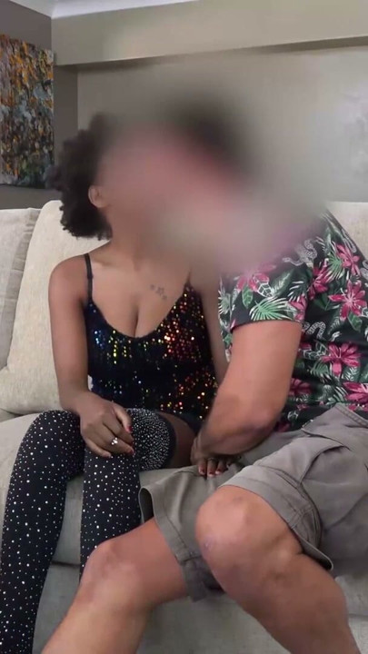 Big tits African MILF banged at casting by big cock white fake agent | Clip 1