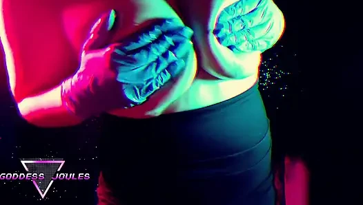 Surgical Mask and Glove Cock Tease