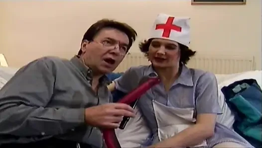 British Slut Nurse Gets Fucked