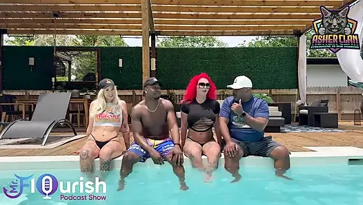 Mrflourish Podcast with Guest Roxi Keogh, Gigi Patsy and Datjguy in Florida
