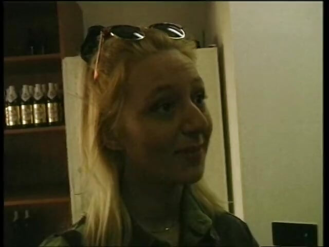 Beautiful blonde blowing cock and getting banged