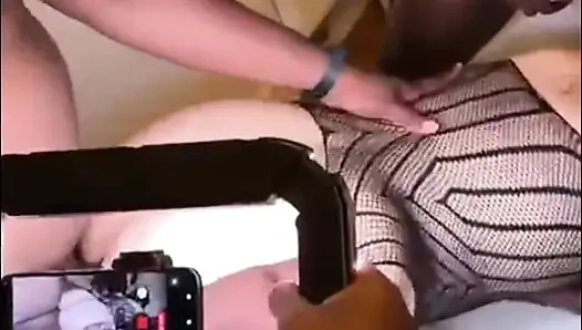 Behind the Scenes: Gangbang with a Chubby Woman Who Has Big Black Dicks