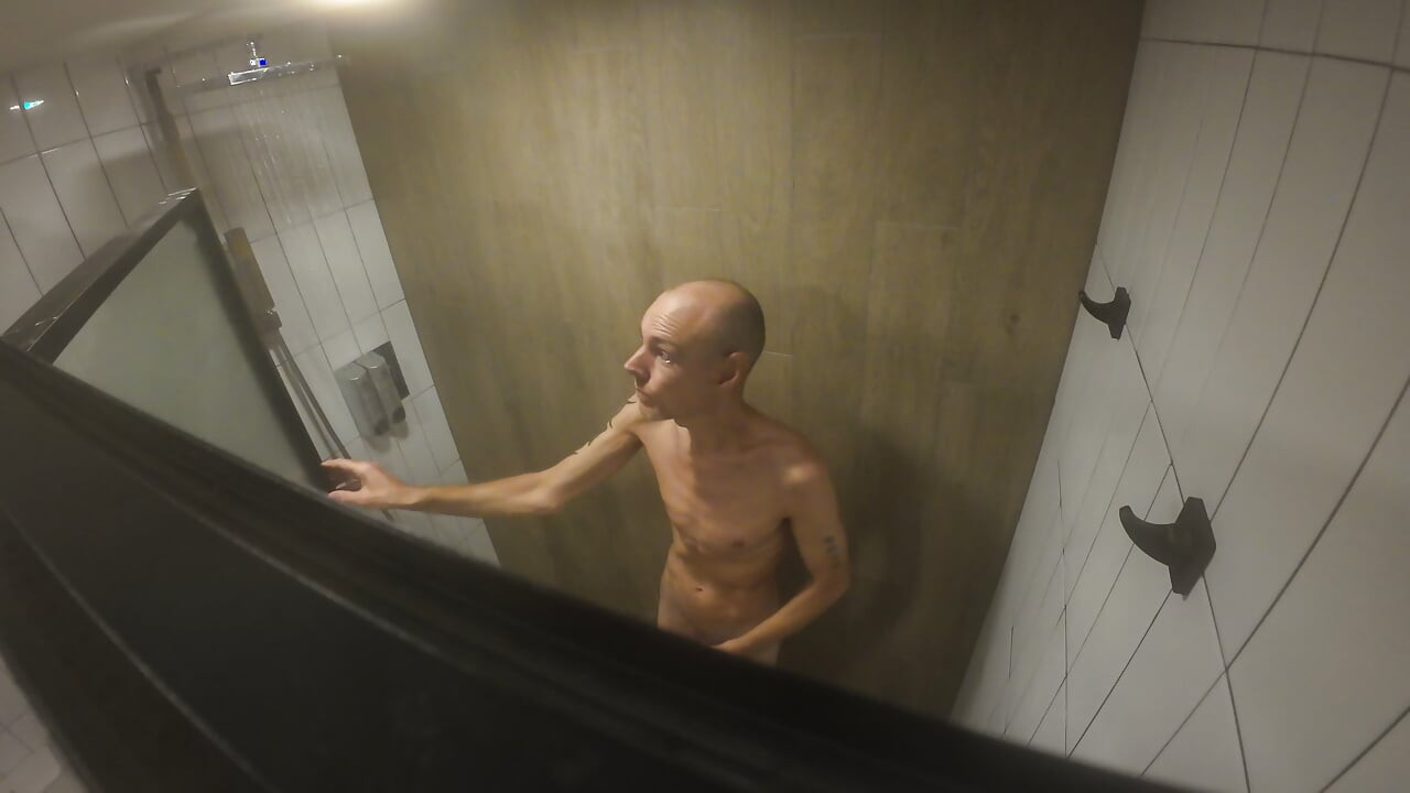 Play with you dick as you watch me take a nice shower