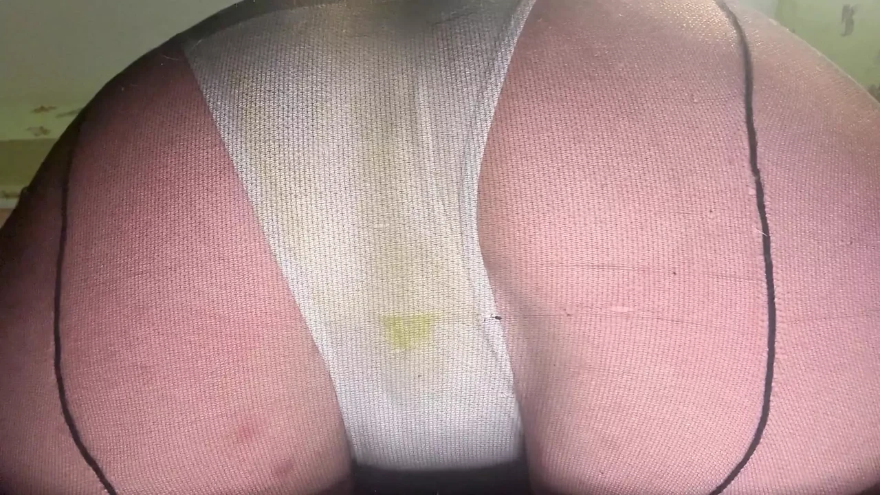 Clean my dirty panties and crotch with your mouth and thong