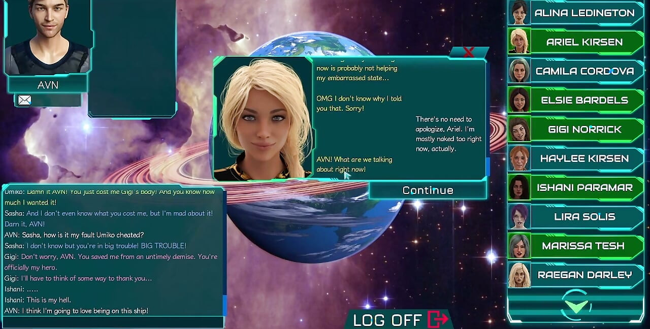 Stranded in Space - Chatting with the Girls