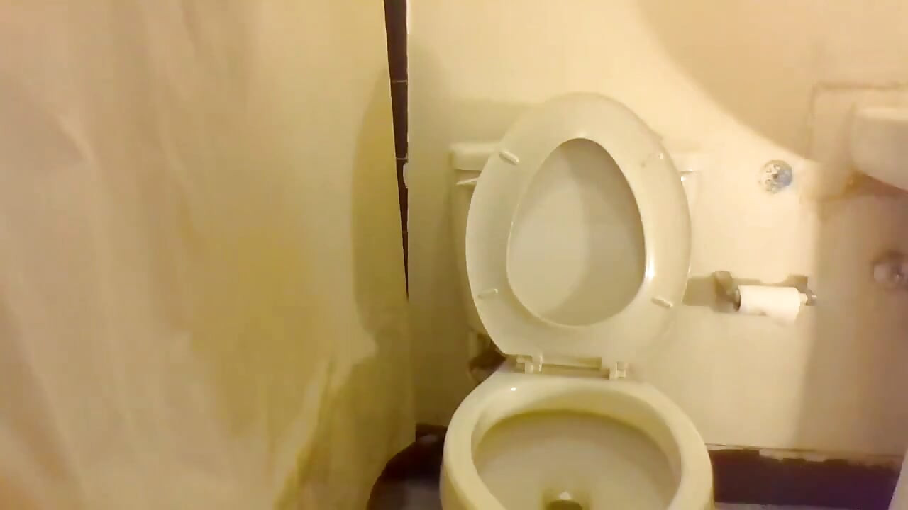 Squatting and Peeing on My Toilet Seat