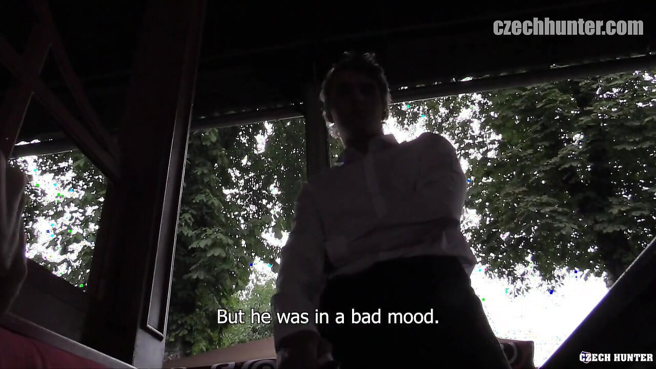 Amateur Czech Hunter Seduces Young Waiter for a Bareback Sex Session Indoors