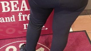 Indian step mom fucked through leggings by Bulgarian step son