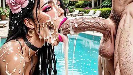 ВИДЕО ШЛЮШЕК В ИСКУССТВЕННОМ ПОДЗЕМЕЛЬЕ, ПОДБОРКА 108 - АЗИАТСКАЯ БИМБО CINDY, ЧАСТЬ 5