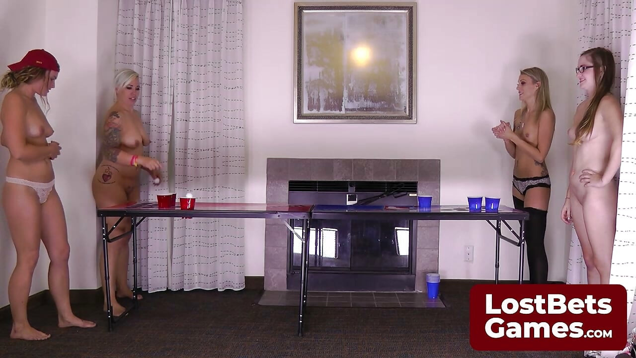 A Strip Beer Pong with Tyler, Tobi, Dylan, and Sassy