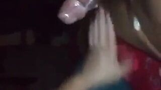 Bengali desi Didi at night giving good blowjob