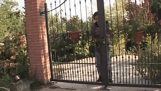 Innocent teenie finds out her slut stepmother fucking with a stranger