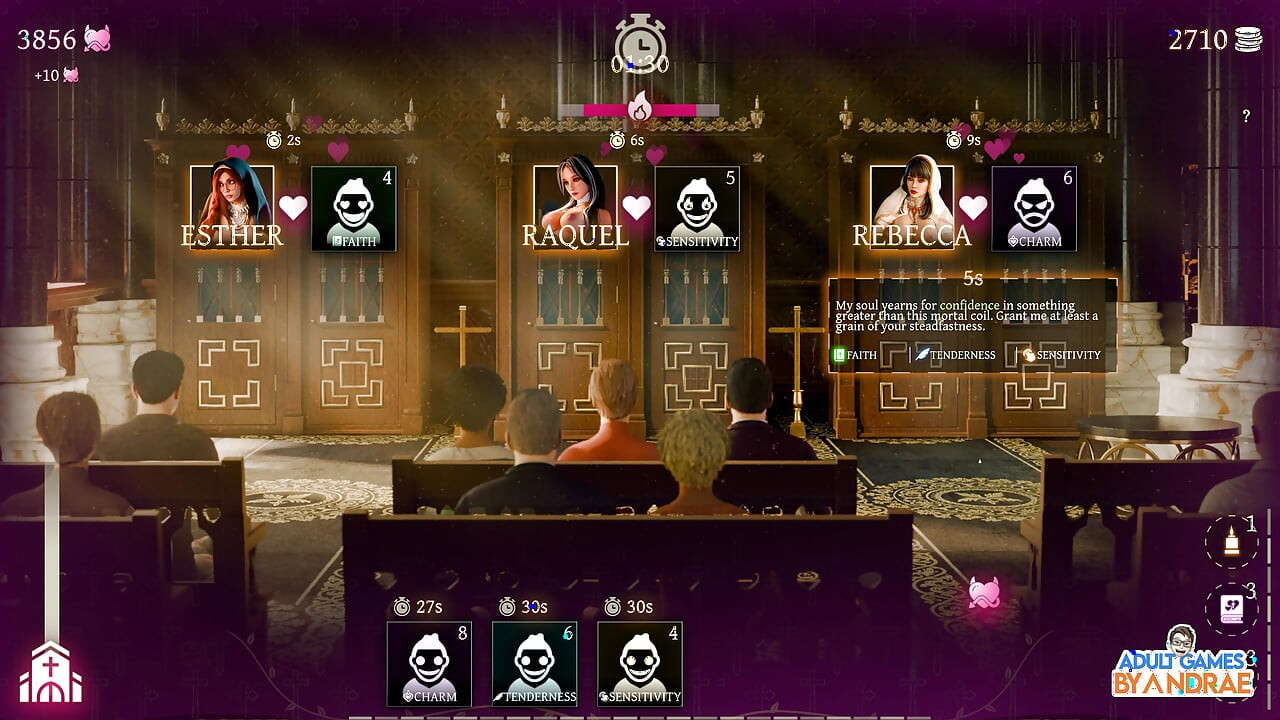 Sisters in Sin Gameplay Part 12 - Lust Performs the Sexual Ritual with Esther in the Library