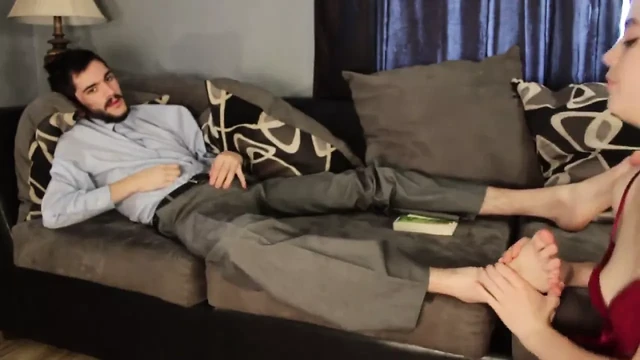 Man getting Feet Licked