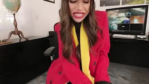 VRCosplayx April Олсен как Кармен Sandiego всегда была плохой девушкой, но теперь у вас есть контроль, часть 1