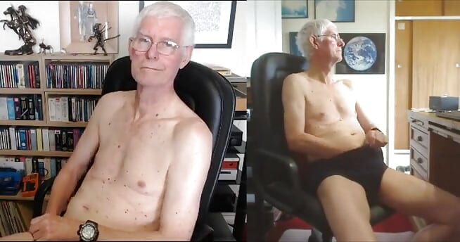 Chatting and wanking on web-show